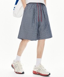 ROOPTOKYO | しぼ加工 ストライプデザインハーフパンツ(その他パンツ)