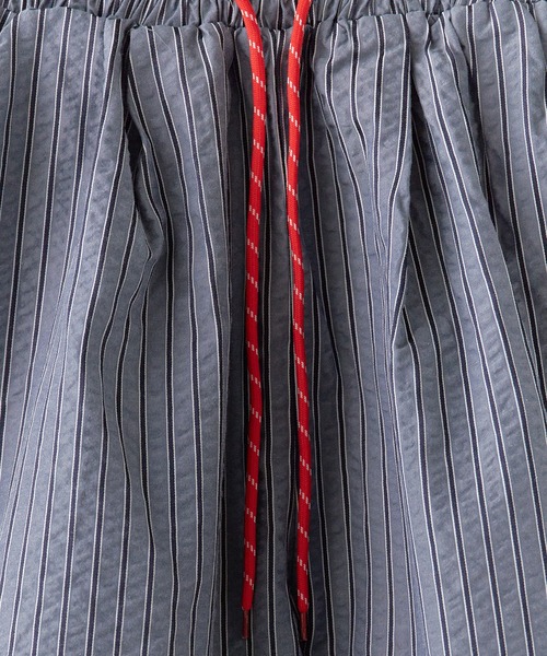 ROOPTOKYO（ループトウキョウ）の「しぼ加工 ストライプデザインハーフパンツ（その他パンツ・メンズ・ダークブルー/アイボリー・M/L）」の17枚目の写真