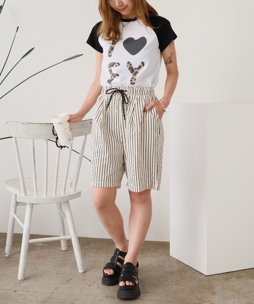 ROOPTOKYO（ループトウキョウ）の「しぼ加工 ストライプデザインハーフパンツ（その他パンツ・メンズ・ダークブルー/アイボリー・M/L）」の7枚目の写真