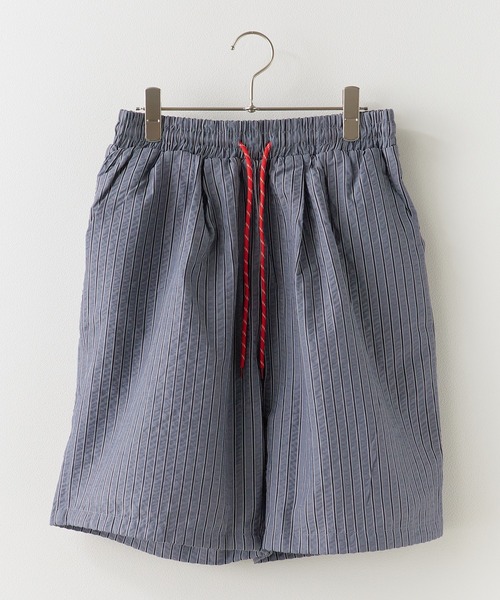 ROOPTOKYO（ループトウキョウ）の「しぼ加工 ストライプデザインハーフパンツ（その他パンツ・メンズ・ダークブルー/アイボリー・M/L）」の9枚目の写真