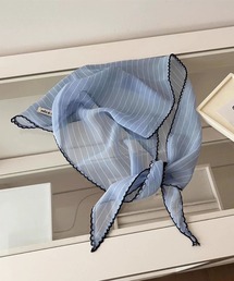 ammy. | 【 ammy. / エイミードット 】 ストライプ ドット柄 三角スカーフ / ヘアバンド(バンダナ/スカーフ)