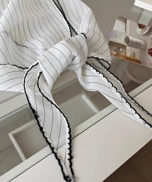 ammy. | 【 ammy. / エイミードット 】 ストライプ ドット柄 三角スカーフ / ヘアバンド(バンダナ/スカーフ)