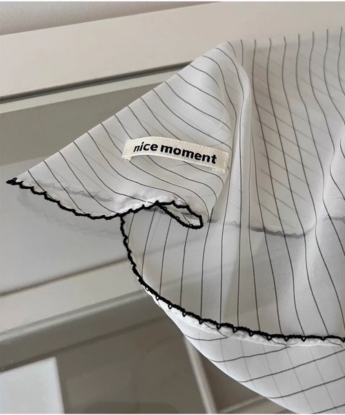 ammy.（エイミードット）の「【 ammy. / エイミードット 】 ストライプ ドット柄 三角スカーフ / ヘアバンド（バンダナ/スカーフ・レディース・B/D/C/A・FREE）」の18枚目の写真