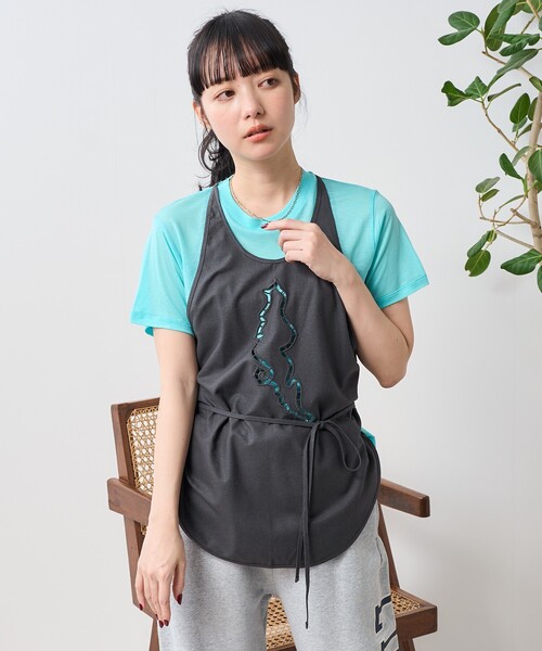セール】Baserange/ベースレンジ LEI APRON TOP/レイ エプロン