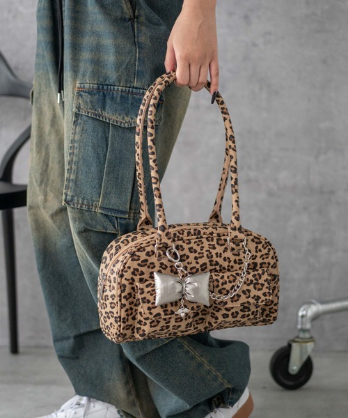 WEGO/チャーム付きチェーンボストンバッグ（ボストンバッグ）｜WEGO