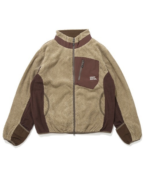 KRIFF MAYER（クリフメイヤー）の「トランスフォームフリースジャケット（その他アウター・メンズ・グレー/ブラック/ベージュ/ネイビー・MEDIUM/LARGE/X-LARGE）」の4枚目の写真