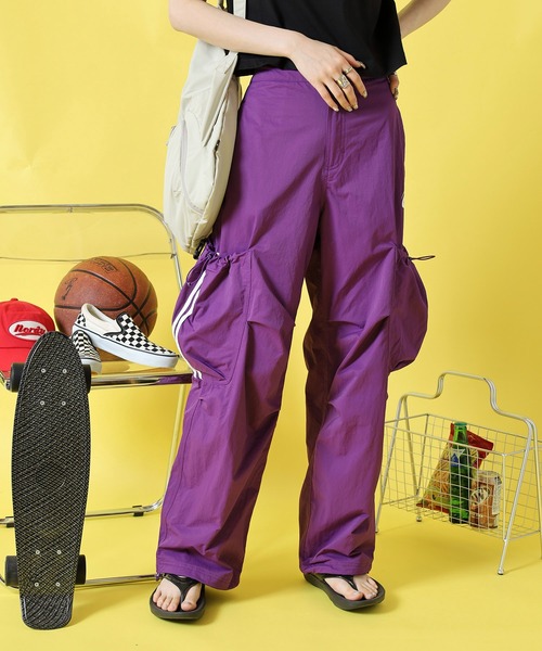 NERDY(ノルディ)の「パラシュートカーゴパンツ(その他パンツ・レディース・ピンク/カーキ/ブラック/パープル/ベージュ・SS/M/S/L)」の20枚目の写真