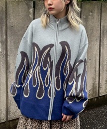 Candy Stripper | FIRE PATTERN KNIT ジャンパー(ニット/セーター)