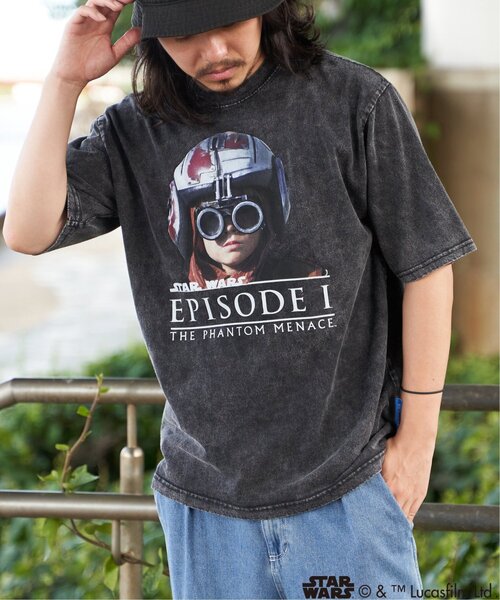 VENCEEXCHANGE（ヴァンスエクスチェンジ）の「STAR WARS スターウォーズ エピソード1 フェイスTシャツ（Tシャツ/カットソー・メンズ・ブラック/ダークグレー/その他1/その他2・L/LL/M）」の14枚目の写真
