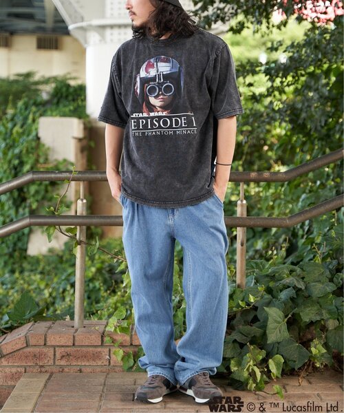 VENCEEXCHANGE（ヴァンスエクスチェンジ）の「STAR WARS スターウォーズ エピソード1 フェイスTシャツ（Tシャツ/カットソー・メンズ・ブラック/ダークグレー/その他1/その他2・L/LL/M）」の18枚目の写真