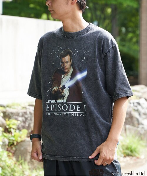 VENCEEXCHANGE（ヴァンスエクスチェンジ）の「STAR WARS スターウォーズ エピソード1 フェイスTシャツ（Tシャツ/カットソー・メンズ・ブラック/ダークグレー/その他1/その他2・L/LL/M）」の21枚目の写真