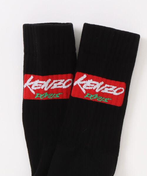 KENZO（ケンゾー）の「'Kenzo x Futura 2000' コットン リブ ソックス（ソックス/靴下・メンズ・ブラック系その他・L）」の2枚目の写真