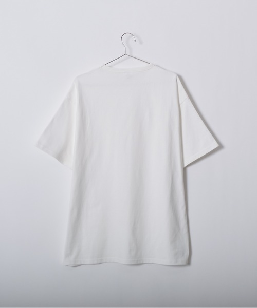 DOUBLE STEAL(ダブルスティール)の「ヘビーウェイトオーバーサイズTシャツ(Tシャツ/カットソー・メンズ・ホワイト/アッシュグレー・FREE)」の13枚目の写真