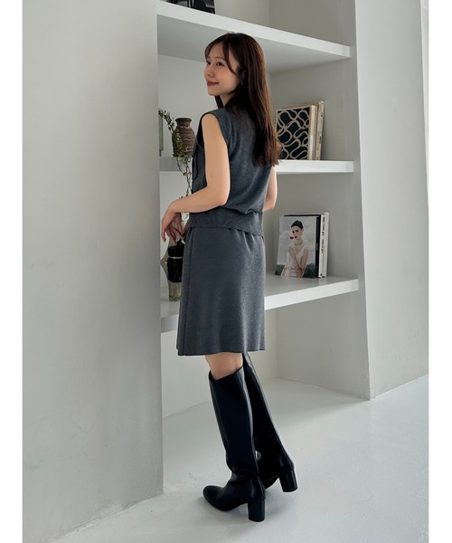 FRAY I.D(フレイアイディー)の「ラウンドトゥロングブーツ(ブーツ・レディース・ブラウン/ブラック・36/37/38)」の3枚目の写真