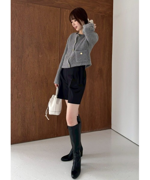 FRAY I.D(フレイアイディー)の「ラウンドトゥロングブーツ(ブーツ・レディース・ブラウン/ブラック・36/37/38)」の7枚目の写真