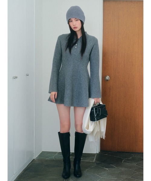 FRAY I.D(フレイアイディー)の「ラウンドトゥロングブーツ(ブーツ・レディース・ブラウン/ブラック・36/37/38)」の19枚目の写真