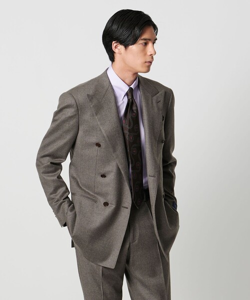 UNITED ARROWS(ユナイテッドアローズ)の「THOMAS MAISON/トーマスメイソン オーガニックコットン ブロード タブカラーシャツ(ビジネスシャツ・メンズ・ライラック・38cm/39cm/40cm/41cm)」の10枚目の写真