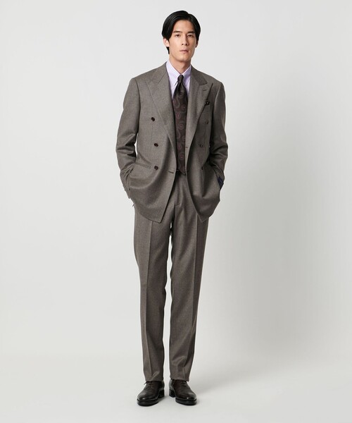 UNITED ARROWS(ユナイテッドアローズ)の「THOMAS MAISON/トーマスメイソン オーガニックコットン ブロード タブカラーシャツ(ビジネスシャツ・メンズ・ライラック・38cm/39cm/40cm/41cm)」の11枚目の写真