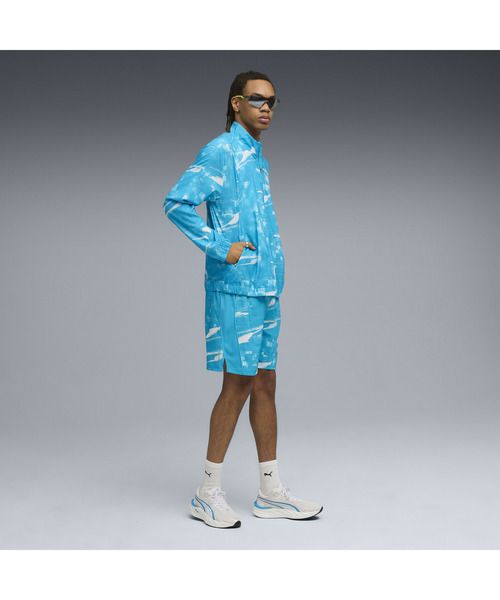 PUMA(プーマ)の「PUMA プーマ メンズ ランニング ヴェロシティ AOP ジャケット(ジャージ・メンズ・ミント/ブラック・XX-LARGE/SMALL/X-LARGE/LARGE/MEDIUM)」の4枚目の写真