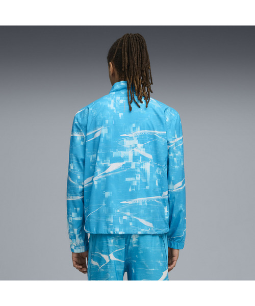 PUMA(プーマ)の「PUMA プーマ メンズ ランニング ヴェロシティ AOP ジャケット(ジャージ・メンズ・ミント/ブラック・XX-LARGE/SMALL/X-LARGE/LARGE/MEDIUM)」の5枚目の写真