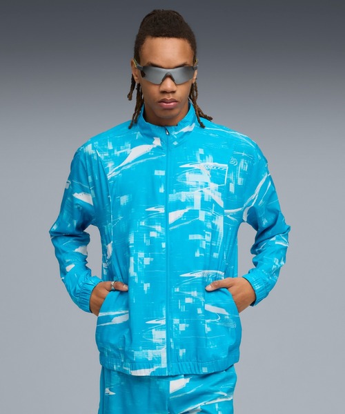 プーマ　ナイロンジャージ＆Tシャツ プーマ 160 アウター、ジャージ上下、Tシャツ 4点セット 黒 キッズ