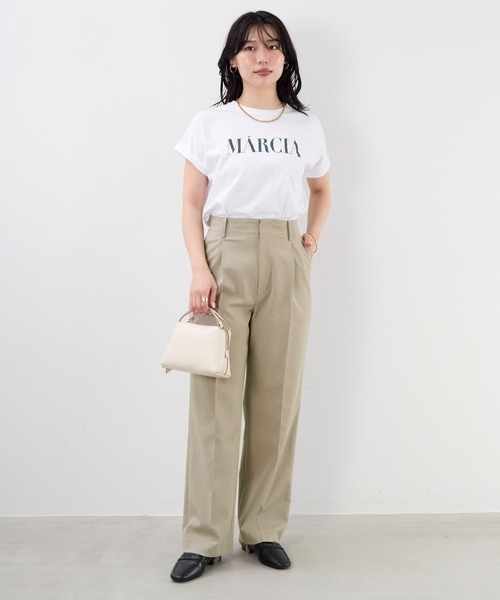 MICA&DEAL（マイカ＆ディール）の「ワンタックストレートパンツ〈セットアップ対応〉〈2サイズ展開〉（その他パンツ・レディース・グレー/モカ/ベージュ・38/36）」の16枚目の写真