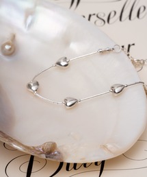 Harpo | 【Harpo/アルポ】シルバーブレスレット　ハート　 銀製　7inch(ブレスレット)