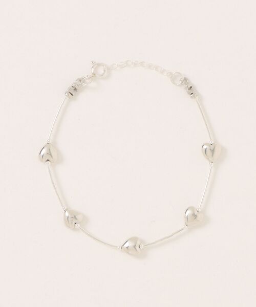 Harpo（アルポ）の「【Harpo/アルポ】シルバーブレスレット　ハート　 銀製　7inch（ブレスレット・レディース・シルバー・FREE）」の7枚目の写真