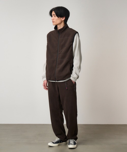 Gramicci(グラミチ)の「THERMAL FLEECE PANT|サーマルフリースパンツ(その他パンツ・メンズ・ブラウン系/ブラック/ネイビー/ヘザーグレー・XL/XXL/XS/S/M/L)」の9枚目の写真