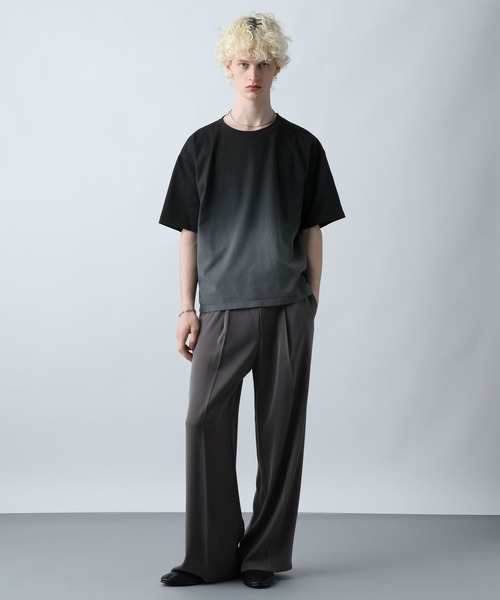 HARE（ハレ）の「グラデーションプリントカット(HARE)（Tシャツ/カットソー・メンズ・ブラック/ブラウン・FREE）」の3枚目の写真