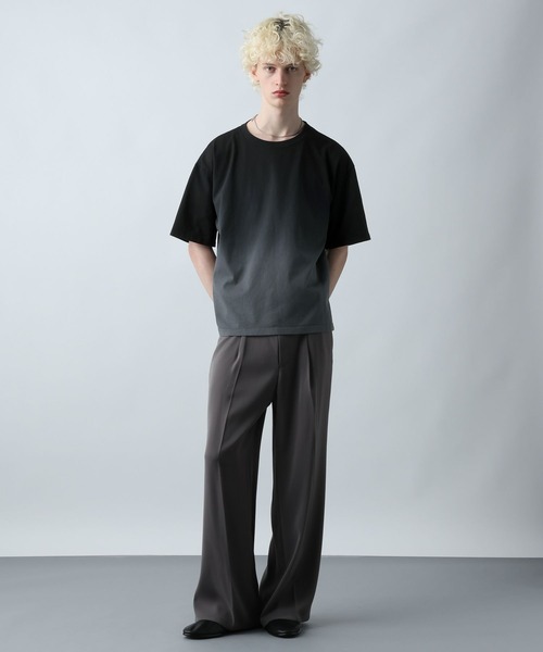 HARE（ハレ）の「グラデーションプリントカット(HARE)（Tシャツ/カットソー・メンズ・ブラック/ブラウン・FREE）」の4枚目の写真