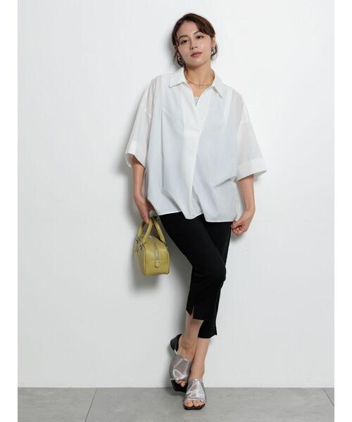 Te chichi（テチチ）の「サイドスリットストレッチカプリパンツ（その他パンツ・レディース・ブラウン/ブラック・F）」の3枚目の写真