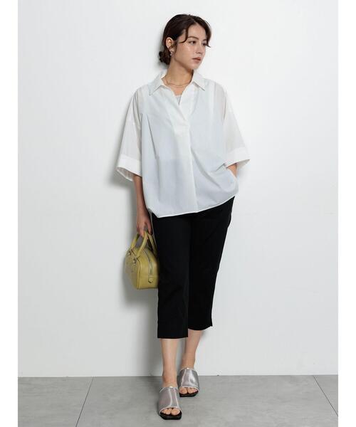 Te chichi（テチチ）の「サイドスリットストレッチカプリパンツ（その他パンツ・レディース・ブラウン/ブラック・F）」の4枚目の写真