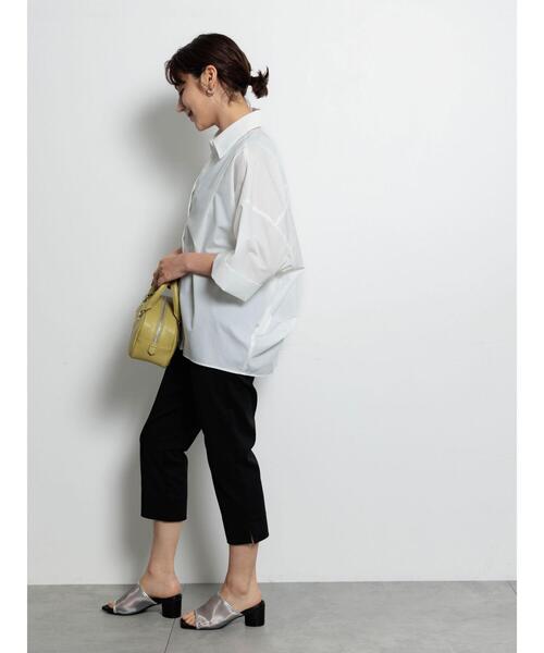 Te chichi（テチチ）の「サイドスリットストレッチカプリパンツ（その他パンツ・レディース・ブラウン/ブラック・F）」の5枚目の写真