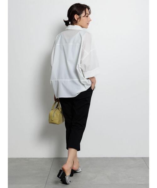 Te chichi（テチチ）の「サイドスリットストレッチカプリパンツ（その他パンツ・レディース・ブラウン/ブラック・F）」の6枚目の写真