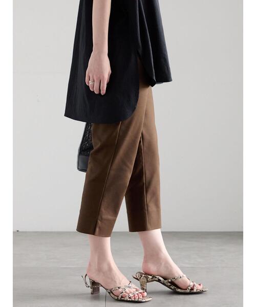 Te chichi（テチチ）の「サイドスリットストレッチカプリパンツ（その他パンツ・レディース・ブラウン/ブラック・F）」の11枚目の写真
