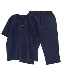 LANVIN collection（ランバン コレクション）の「LANVIN COLLECTION 先染めガンビートジャガード 半袖パジャマ 54452010（ルームウェア/パジャマ・メンズ）」