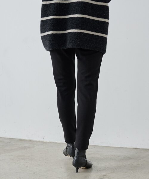 BEARDSLEY（ビアズリー）の「《15 quinze》綿ポリポンチテーパードパンツ（その他パンツ・レディース・ブラック・FREE）」の6枚目の写真