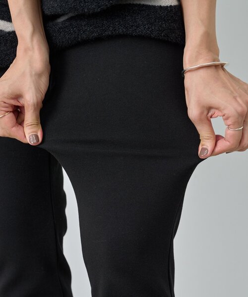 BEARDSLEY（ビアズリー）の「《15 quinze》綿ポリポンチテーパードパンツ（その他パンツ・レディース・ブラック・FREE）」の7枚目の写真