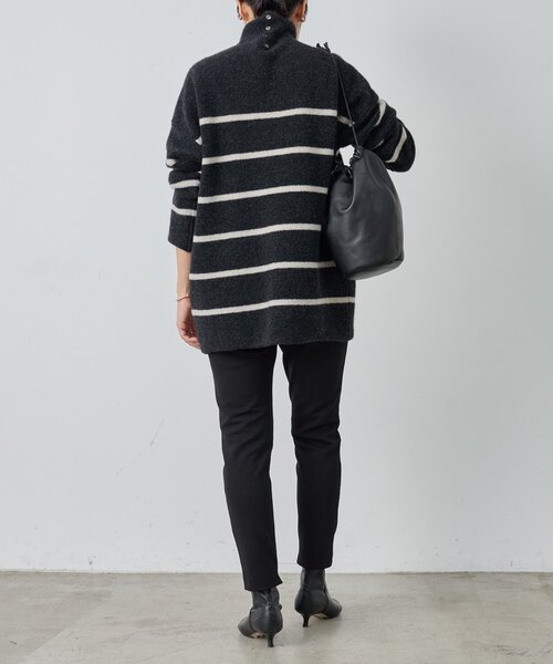 BEARDSLEY（ビアズリー）の「《15 quinze》綿ポリポンチテーパードパンツ（その他パンツ・レディース・ブラック・FREE）」の11枚目の写真