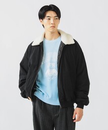 BEAMS HEART（ビームスハート）の「襟ボア コーデュロイ ショートブルゾン（ブルゾン・メンズ）」