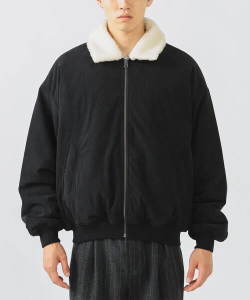 90's コーデュロイ　ショート丈ブルゾン　ボンバージャケット　アーカイブ NAUTICA/中綿 ストーンバイオ加工 コーデュロイブルゾン ショート丈