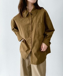 on:nue（オンニュ）の「【on:nue】[着用動画あり！/3色展開]  ベーシックコットンオーバーシャツ/2025 AW COLLECTION（シャツ/ブラウス・レディース）」