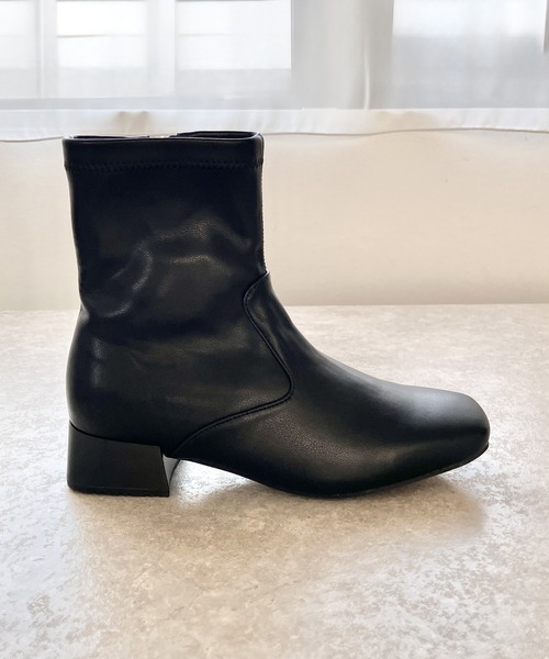 HIMIKO（ヒミコ）の「【HIMIKO】【撥水】ストレッチブーツ/650407（ブーツ・レディース・アイボリー/ブラック・23.5cm/23.0cm/22.5cm/22.0cm/21.5cm/26.5cm/26.0cm/25.5cm/25.0cm/24.5cm/24.0cm）」の20枚目の写真