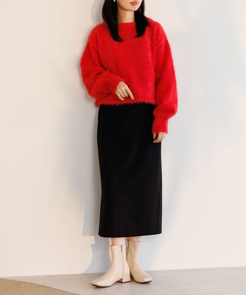 HIMIKO（ヒミコ）の「【HIMIKO】【撥水】ストレッチブーツ/650407（ブーツ・レディース・アイボリー/ブラック・23.5cm/23.0cm/22.5cm/22.0cm/21.5cm/26.5cm/26.0cm/25.5cm/25.0cm/24.5cm/24.0cm）」の12枚目の写真