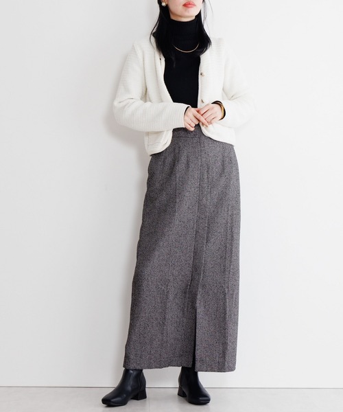 HIMIKO（ヒミコ）の「【HIMIKO】【撥水】ストレッチブーツ/650407（ブーツ・レディース・アイボリー/ブラック・23.5cm/23.0cm/22.5cm/22.0cm/21.5cm/26.5cm/26.0cm/25.5cm/25.0cm/24.5cm/24.0cm）」の5枚目の写真