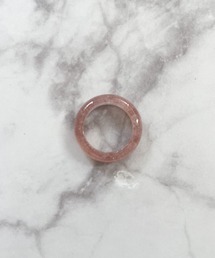 YU-KA:マーブルカラーレジンリング marble color resin ring
