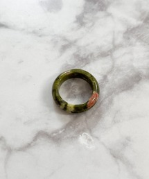 YU-KA:マーブルカラーレジンリング marble color resin ring
