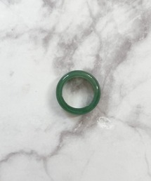 YU-KA:マーブルカラーレジンリング marble color resin ring