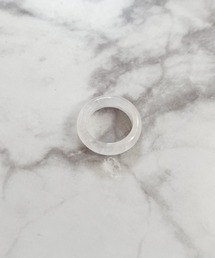 YU-KA:マーブルカラーレジンリング marble color resin ring